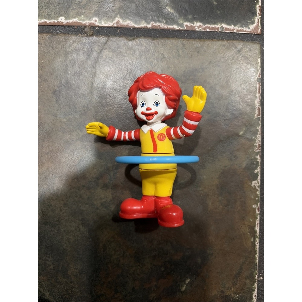 Y2K McDonald's Happy Meal Toy Young Ronald McDonald Hula Hoop 2007